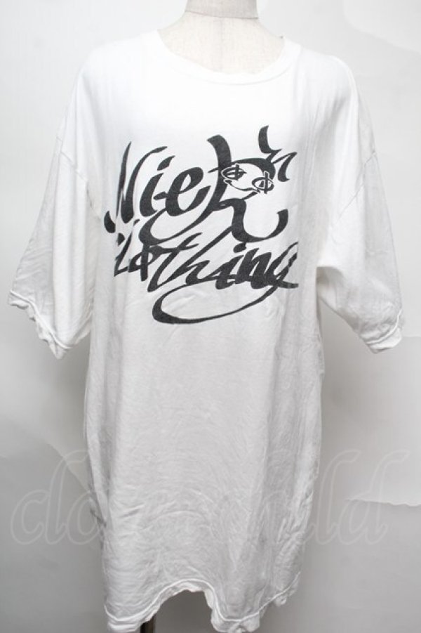 画像1: NieR Clothing / プリントTシャツ  白 S-25-08-26-008-PU-TO-HR-ZT354 (1)