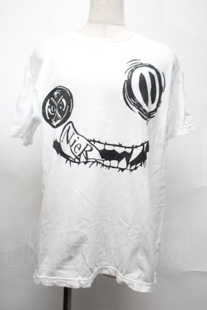 画像: NieR Clothing / プリントTシャツ  白 S-25-08-26-010-PU-TO-HR-ZS