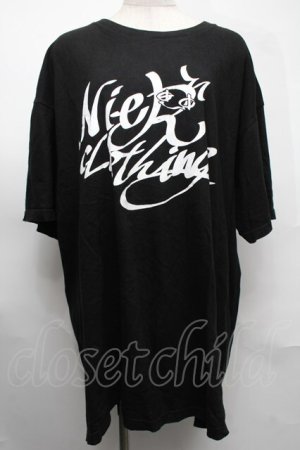 画像: NieR Clothing / プリントTシャツ  黒 S-25-08-26-027-PU-TO-HR-ZS