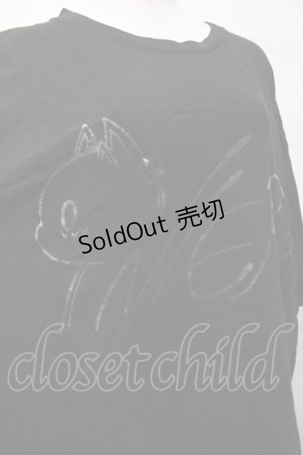 画像3: NieR Clothing / プリントTシャツ  黒 S-25-08-26-028-PU-TO-HR-ZY (3)