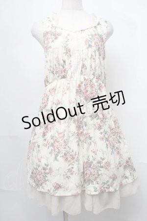 画像: axes femme / 花柄ワンピース  キナリ S-25-08-26-039-AX-OP-HR-ZS