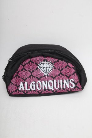 画像: ALGONQUINS / ポーチ  黒Ｘピンク S-25-08-27-001-AL-ZA-HR-ZS