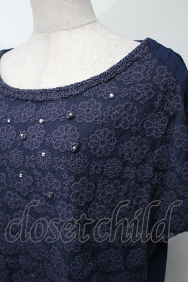 画像3: axes femme / トップス  紺 S-25-08-27-036-AX-TO-AS-ZS (3)