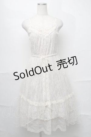 画像: axes femme /【タグ付き】20th/レースワンピース  キナリ S-25-08-27-042-AX-OP-AS-ZS