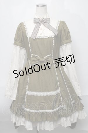画像: Angelic Pretty / お嬢様のクラシカルワンピース  グリーン S-25-08-27-052-AP-OP-HR-ZS