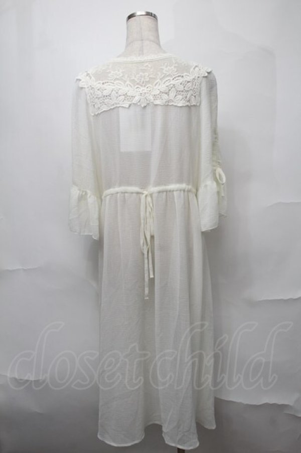 画像2: axes femme / 袖ドロストガウン M 生成り S-25-08-27-012-AX-TO-SZ-ZS (2)