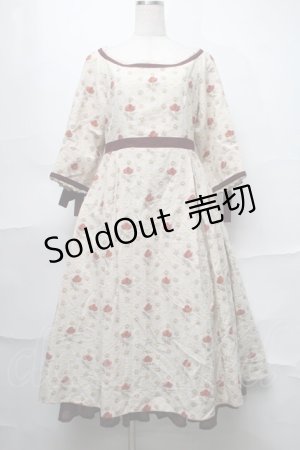 画像: LOLITA / ジャガードワンピース  オフ S-25-08-28-042-LO-OP-AS-ZS
