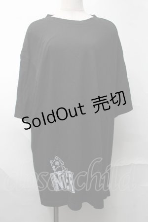 画像: NieR Clothing / プリントTシャツ  黒 S-25-08-28-006-PU-TS-HR-ZS