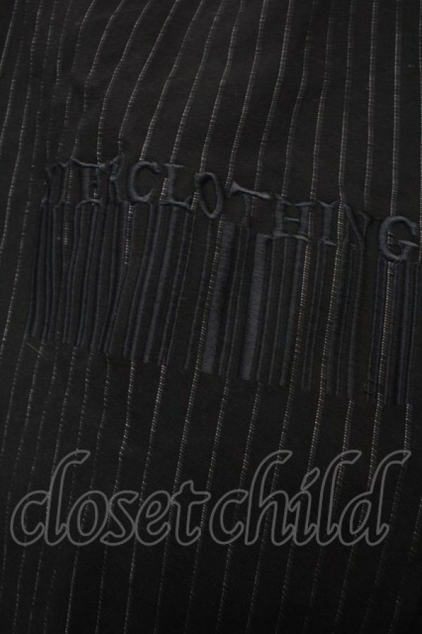 画像3: NieR / ストライプスキニーパンツ  黒 S-25-08-28-054-EL-PA-HR-ZT266 (3)