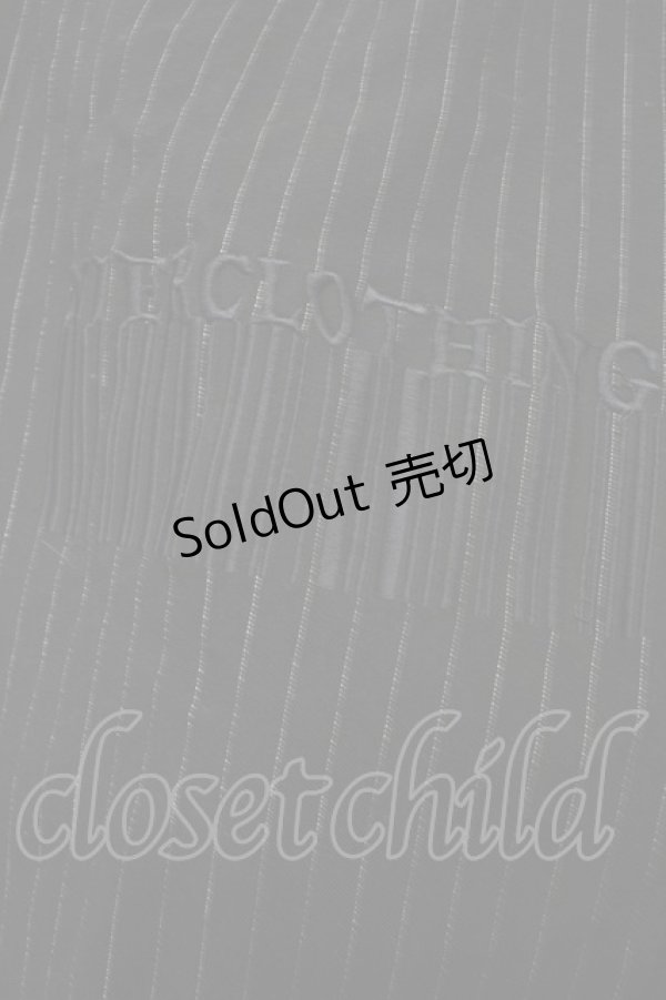 画像3: NieR / ストライプスキニーパンツ  黒 S-25-08-28-054-EL-PA-HR-ZT266 (3)