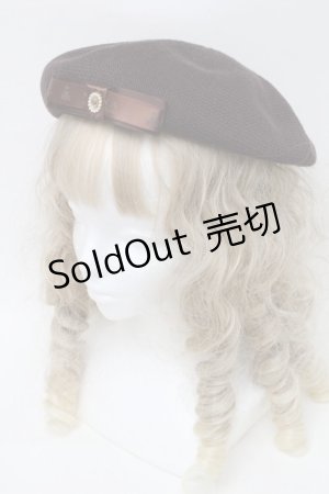 画像: m petit by misako / NINA'Sコラボベレー  ブラウン S-25-08-28-1004-LO-AC-HR-ZT-K025