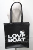 画像1: サンリオ / LOVEBOATトートバッグ  黒 S-25-08-28-1029-EL-TS-HR-ZS (1)