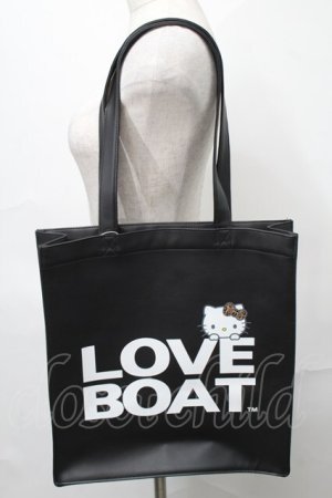 画像: サンリオ / LOVEBOATトートバッグ  黒 S-25-08-28-1029-EL-TS-HR-ZS