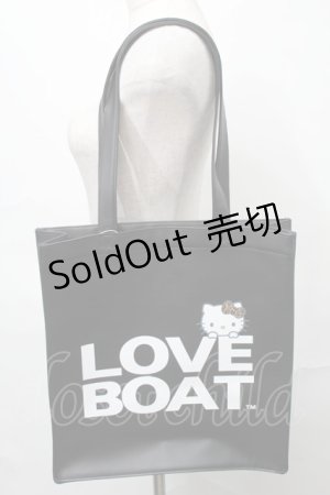 画像: サンリオ / LOVEBOATトートバッグ  黒 S-25-08-28-1029-EL-TS-HR-ZS