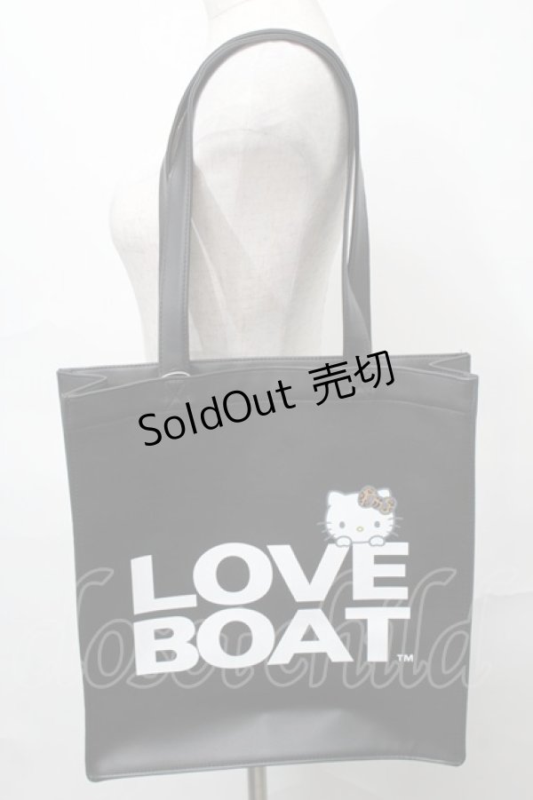 画像1: サンリオ / LOVEBOATトートバッグ  黒 S-25-08-28-1029-EL-TS-HR-ZS (1)