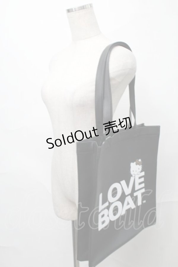 画像3: サンリオ / LOVEBOATトートバッグ  黒 S-25-08-28-1029-EL-TS-HR-ZS (3)
