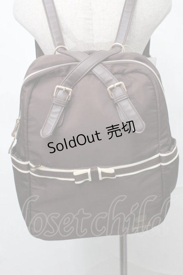 画像1: m petit by misako / AM2WAYリュック  ブラウン S-25-08-28-1030-LO-BG-HR-ZS (1)