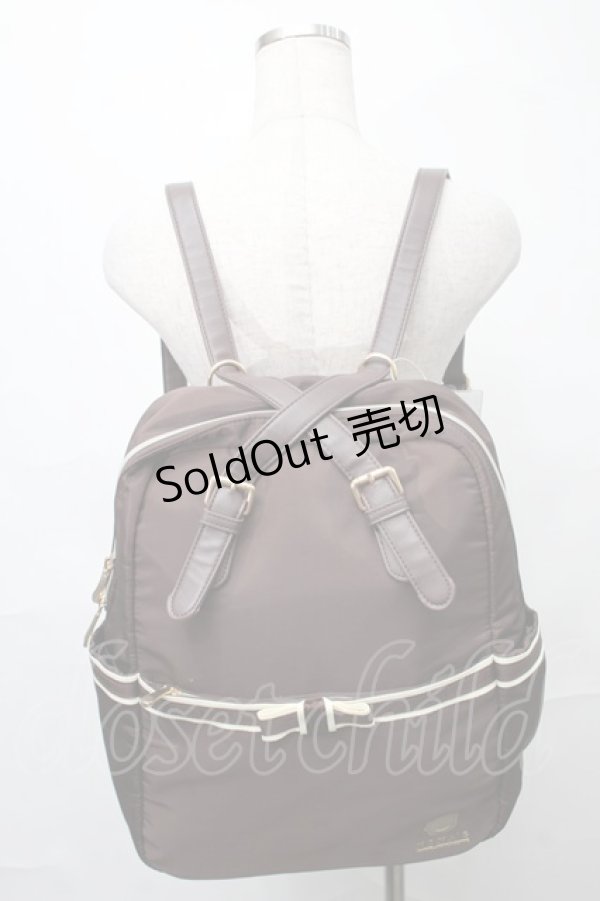 画像2: m petit by misako / AM2WAYリュック  ブラウン S-25-08-28-1030-LO-BG-HR-ZS (2)