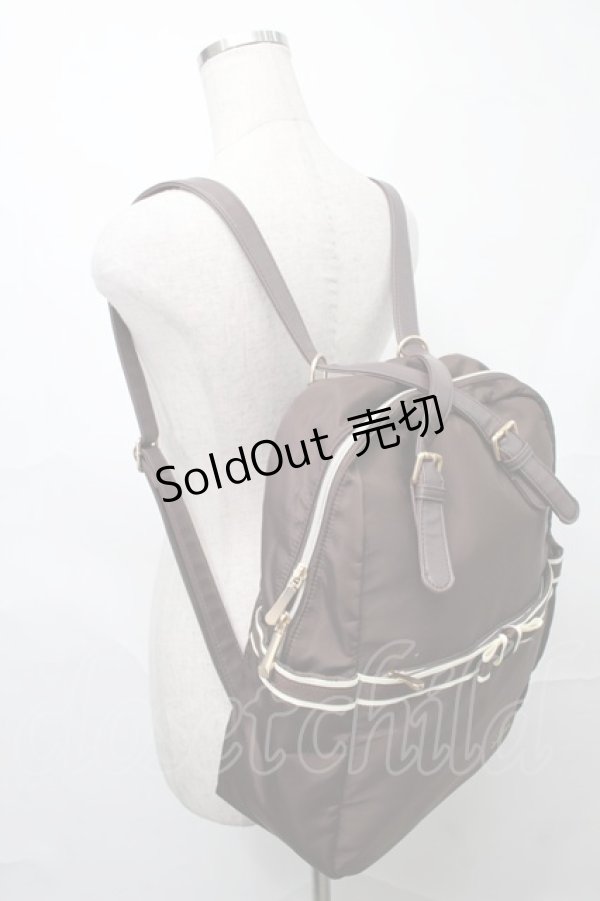 画像3: m petit by misako / AM2WAYリュック  ブラウン S-25-08-28-1030-LO-BG-HR-ZS (3)