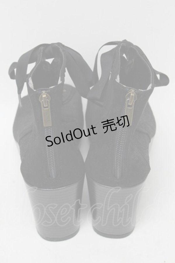 画像3: axes femme / レースアップブーサン L 黒 S-25-08-28-1008-AX-SH-AS-ZS (3)