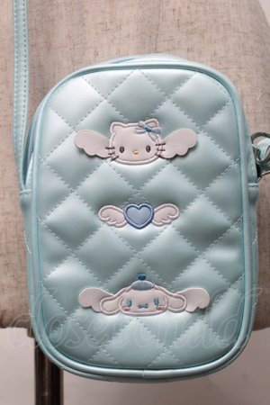 画像: サンリオ / キルティングショルダーバッグ  サックス S-25-08-28-1022-EL-BG-AS-ZS