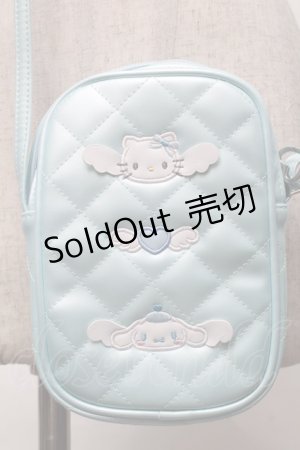 画像: サンリオ / キルティングショルダーバッグ  サックス S-25-08-28-1022-EL-BG-AS-ZS