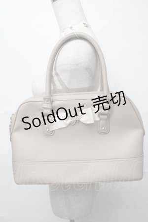 画像: Maison de FLEUR / benjamineボストンバッグ  ベージュ S-25-08-28-1024-LO-BG-AS-ZS