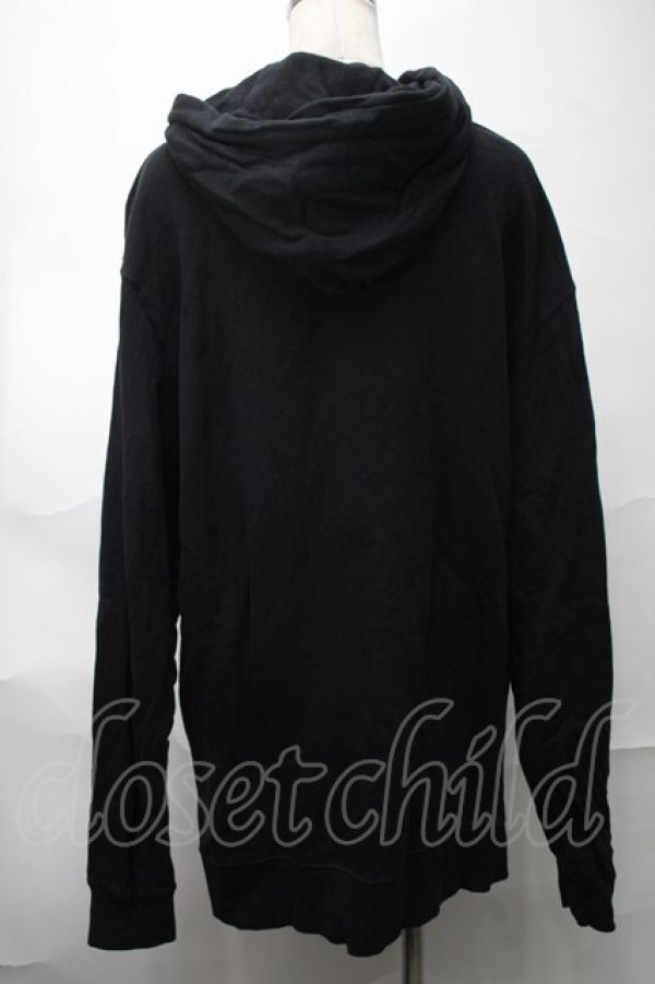 画像2: NieR Clothing / プリントフードプルパーカー  黒 S-25-08-28-018-PU-TO-HR-ZI (2)