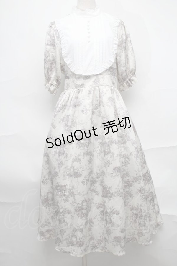 画像1: m petit by misako / トワルドジュイワンピース  ベージュ S-25-08-28-038-LO-OP-HR-ZS (1)