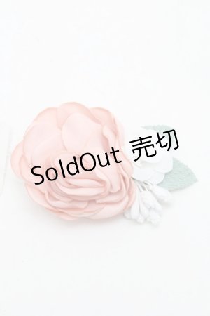 画像: axes femme / フラワーモチーフクリップ  ピンク S-25-08-29-006-AX-AC-HR-ZS