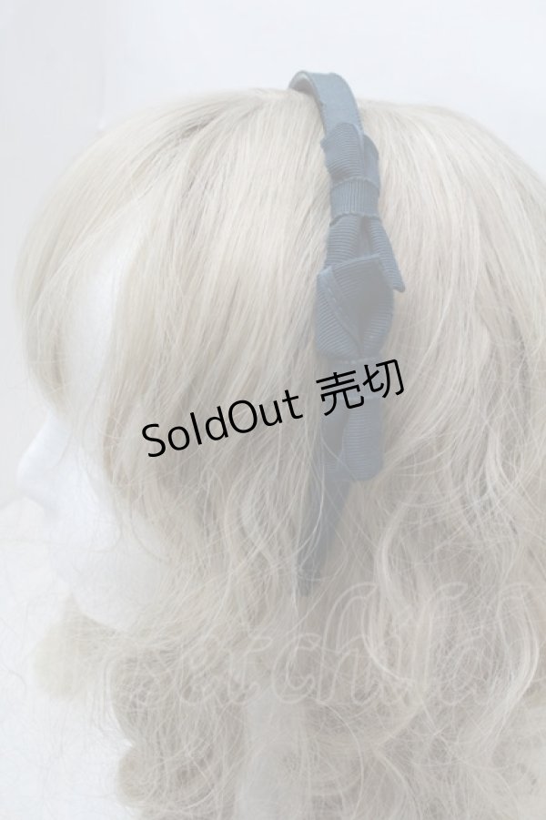 画像2: LOLITA / リボンカチューシャ  グリーン S-25-08-29-016-LO-TO-HR-ZS (2)