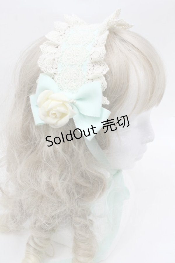 画像3: BABY,THE STARS SHINE BRIGHT / ロザリィ・ローズヘッドドレス  ミント S-25-08-29-017-BA-AC-HR-ZS (3)