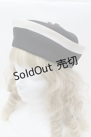 画像: ネバアランド / セーラーハット  黒 S-25-08-29-020-LO-AC-AS-ZT-K025