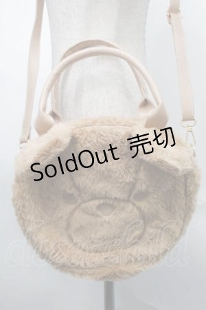 画像: axes femme kawaii / ふわふわクマバッグ  キャメル S-25-08-29-025-AX-BG-HR-ZS