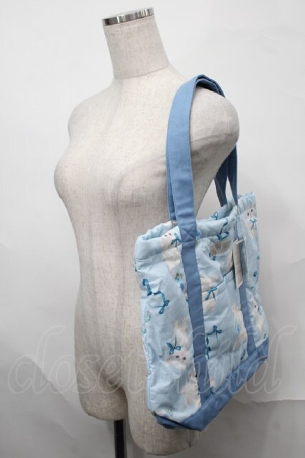 画像3: alcali / 猫梓子コラボミウバッグ  サックス S-25-08-29-027-LO-BG-HR-ZT274 (3)