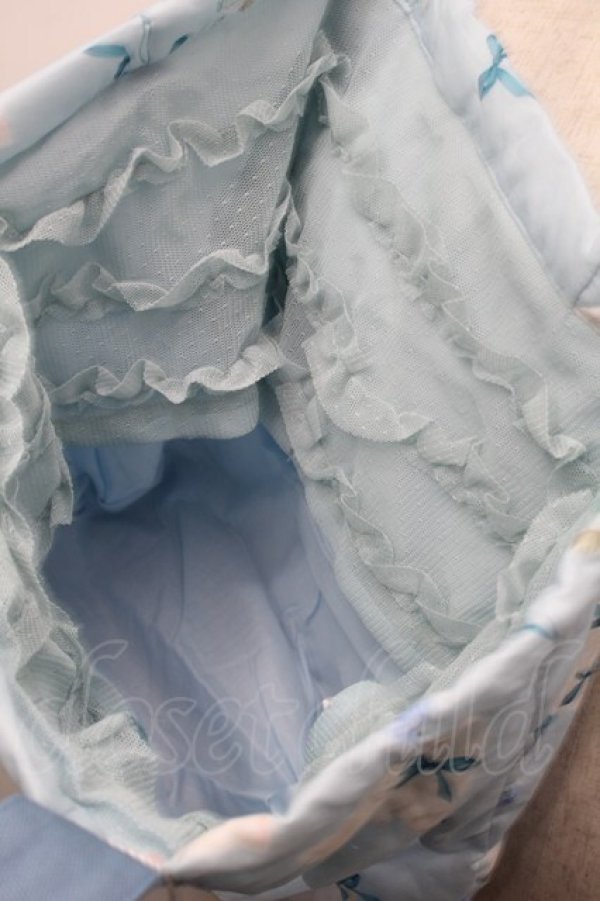 画像4: alcali / 猫梓子コラボミウバッグ  サックス S-25-08-29-027-LO-BG-HR-ZT274 (4)