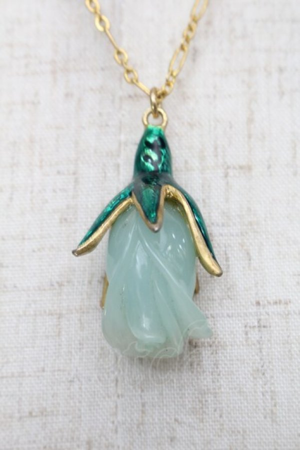 画像1: MILK / ローズバッドネックレス  ミント S-25-08-29-028-ML-AC-HR-ZS (1)