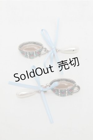 画像: MILK / ティーパーティーピアス  サックス S-25-08-31-001-ML-AC-HR-ZS