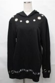 画像1: NieR Clothing / プリントプルパーカー  黒 S-25-08-31-038-PU-TO-HR-ZY (1)