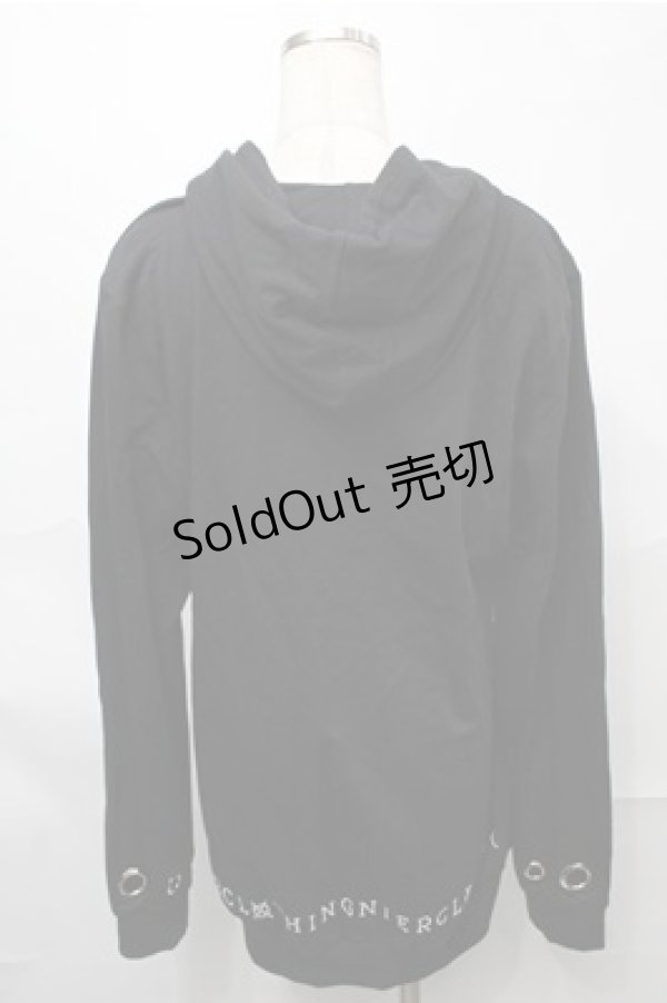 画像2: NieR Clothing / プリントプルパーカー  黒 S-25-08-31-038-PU-TO-HR-ZY (2)
