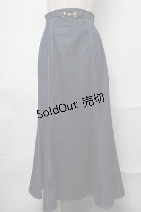 画像1: evelyn / デニムタイトスカート  ブルー S-25-08-31-055-LO-SK-AS-ZS (1)