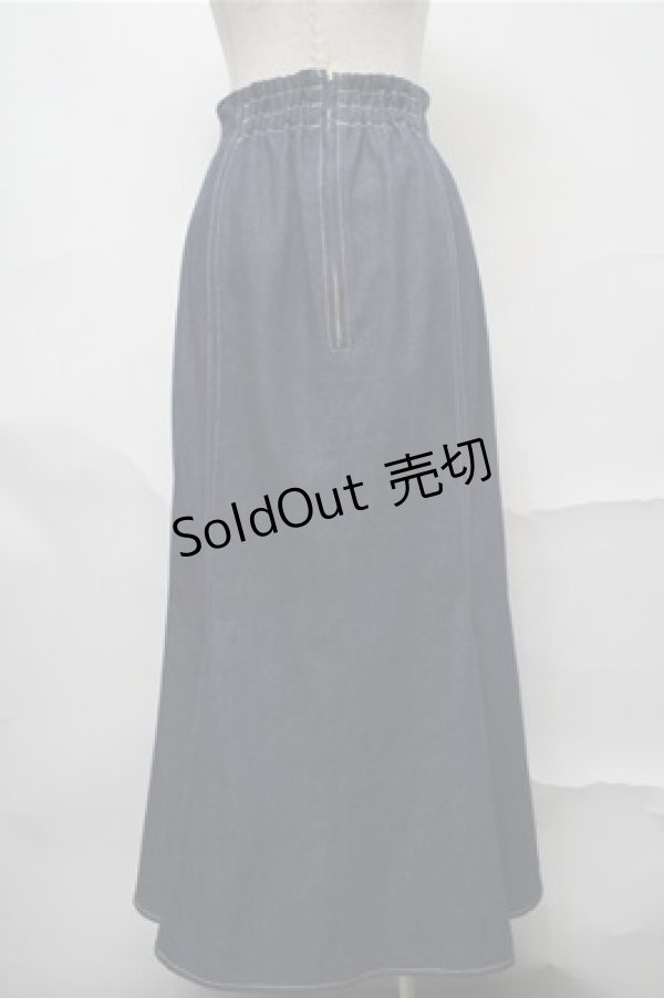 画像2: evelyn / デニムタイトスカート  ブルー S-25-08-31-055-LO-SK-AS-ZS (2)