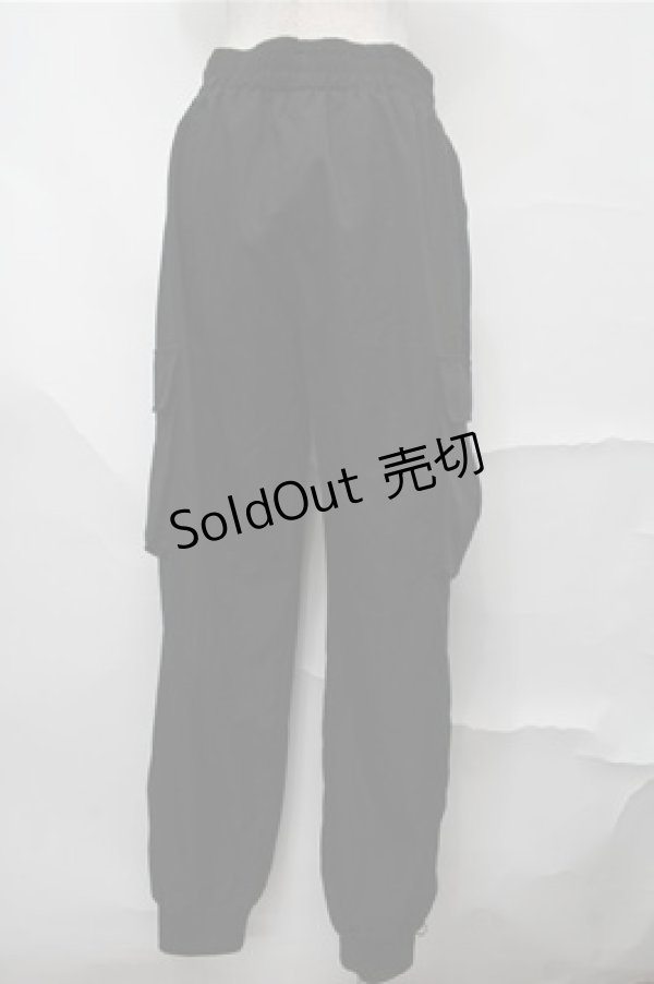 画像2: NieR Clothing / ジップカーゴパンツ  黒 S-25-08-31-060-PU-PA-HR-ZS (2)