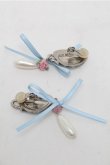 画像2: MILK / ティーパーティーピアス  サックス S-25-08-31-001-ML-AC-HR-ZS (2)