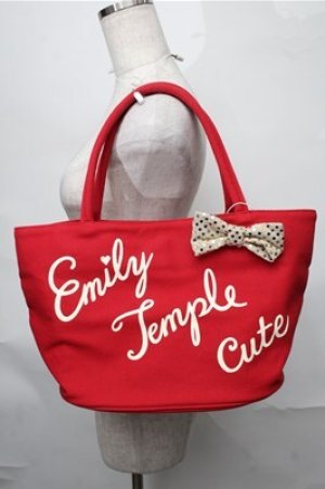 画像: Emily Temple cute / ロゴトート  赤 S-25-08-31-020-ET-BG-AS-ZS