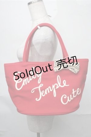 画像: Emily Temple cute / ロゴトート  赤 S-25-08-31-020-ET-BG-AS-ZS