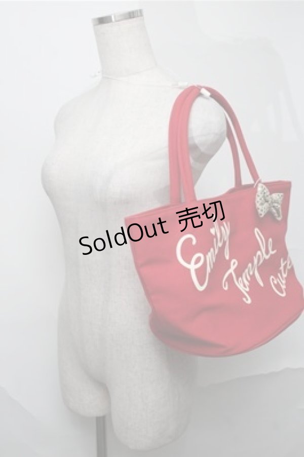 画像3: Emily Temple cute / ロゴトート  赤 S-25-08-31-020-ET-BG-AS-ZS (3)