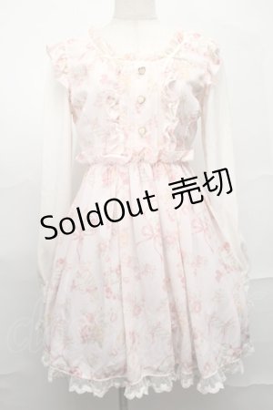 画像: LIZ LISA / キャンディ柄ワンピース  ピンク S-25-09-01-046-LO-OP-HR-ZS