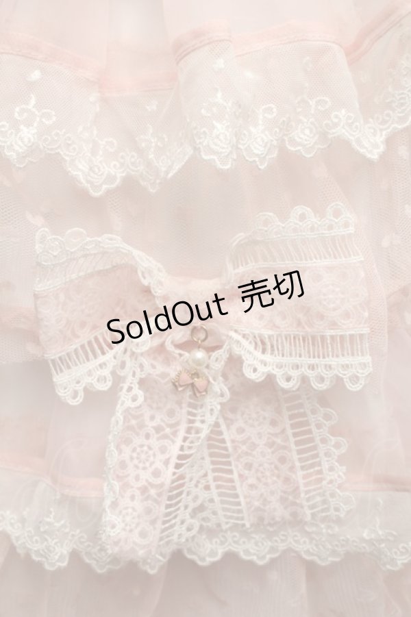 画像4: Doll Paradise / チュールティアードワンピース  ピンク S-25-09-01-050-LO-OP-AS-ZS (4)