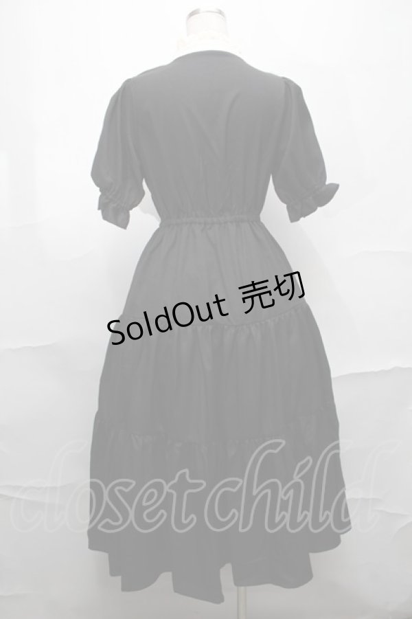 画像2: m petit by misako / TT*AMデシンヨークワンピース S 黒 S-25-09-01-056-LO-OP-AS-ZS (2)
